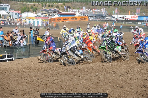 2009-10-03 Franciacorta - Motocross delle Nazioni 2353 Qualifying heat MX1 - Start